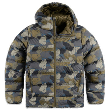 Buitenonderzoek | Coldfront-donshoodie Loden Camo Voor Heren