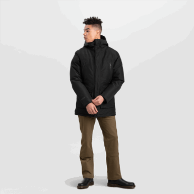 Buitenonderzoek | Heren Stormcraft Donsparka Zwart