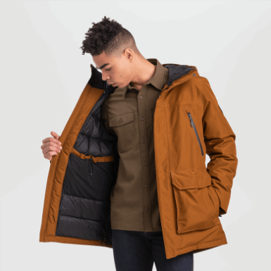 Buitenonderzoek | Stormcraft Donsparka Zadel Voor Heren