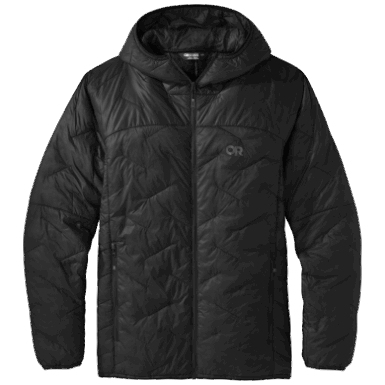 Buitenonderzoek | Heren Superstrand Lt Hoodie Zwart