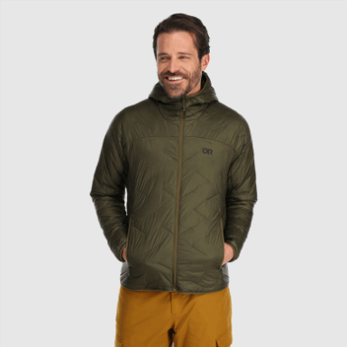 Buitenonderzoek | Heren Superstrand Lt Hoodie Loden