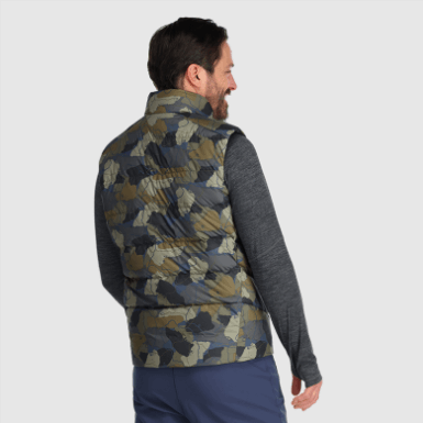 Buitenonderzoek | Heren Coldfront Donsvest Loden Camo