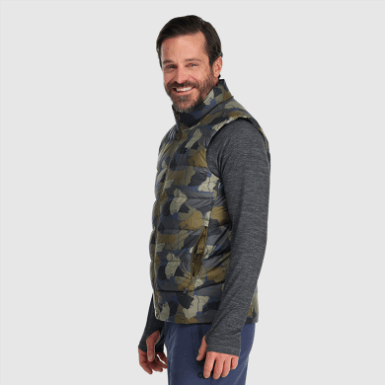 Buitenonderzoek | Heren Coldfront Donsvest Loden Camo