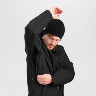 Buitenonderzoek | Heren Snowcrew Jack Zwart