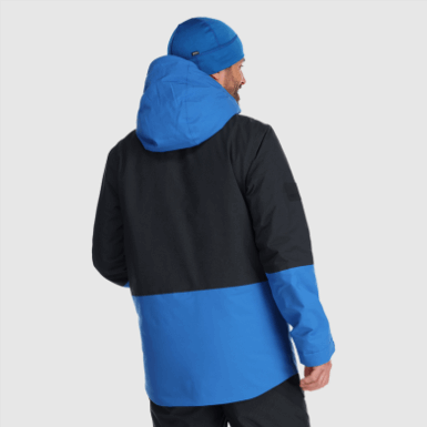 Buitenonderzoek | Heren Snowcrew Jack Klassiek Blauw/zwart