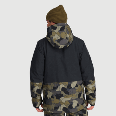 Buitenonderzoek | Heren Snowcrew Jack Loden Camo/zwart