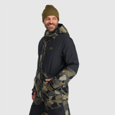 Buitenonderzoek | Heren Snowcrew Jack Loden Camo/zwart