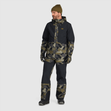 Buitenonderzoek | Heren Snowcrew Jack Loden Camo/zwart