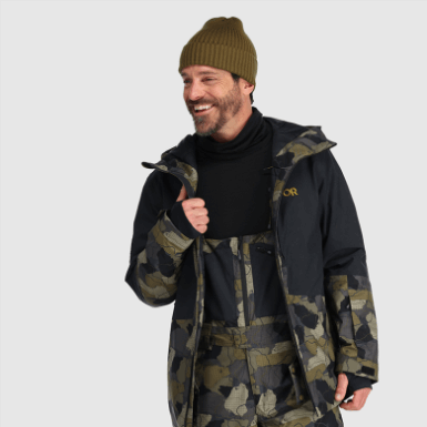 Buitenonderzoek | Heren Snowcrew Jack Loden Camo/zwart