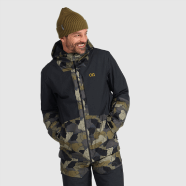 Buitenonderzoek | Heren Snowcrew Jack Loden Camo/zwart