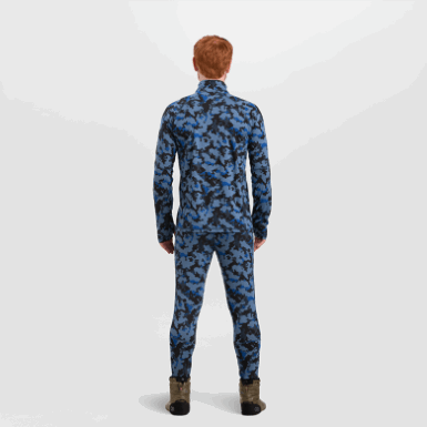Buitenonderzoek | Heren Alpine Onset Merino Broek Marineblauw Camo
