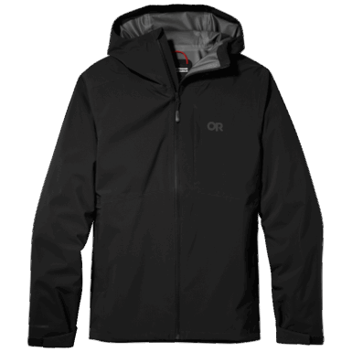 Buitenonderzoek | Heren Dryline Regenjack Zwart