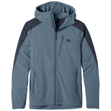 Buitenonderzoek | Heren Ferrosi Hoodie Nimbus/naval Blauw