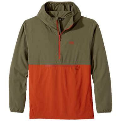 Buitenonderzoek | Ferrosi Heren Anorak Moeheid/redrock