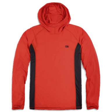 Buitenonderzoek | Heren Echo Hoodie Cranberry/storm