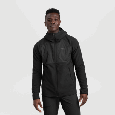 Buitenonderzoek | Heren Vigor Plus Fleece Hoodie Zwart