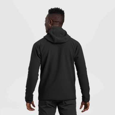 Buitenonderzoek | Heren Vigor Plus Fleece Hoodie Zwart