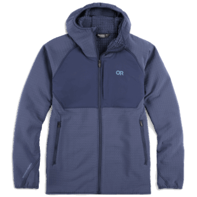 Buitenonderzoek | Heren Vigor Plus Fleece Hoodie Marineblauw