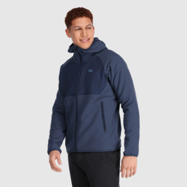 Buitenonderzoek | Heren Vigor Plus Fleece Hoodie Marineblauw