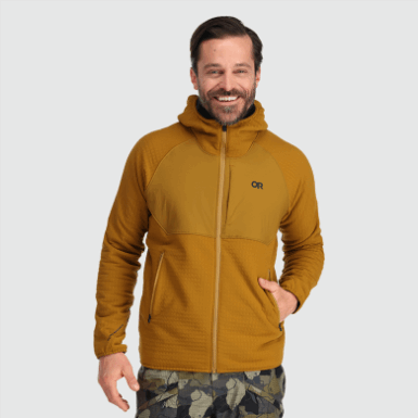 Buitenonderzoek | Vigor Plus Fleece Hoodie Tapenade Voor Heren
