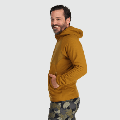 Buitenonderzoek | Vigor Plus Fleece Hoodie Tapenade Voor Heren