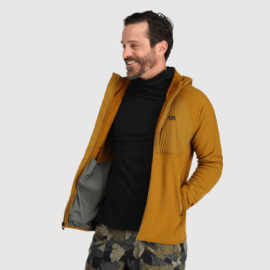 Buitenonderzoek | Vigor Plus Fleece Hoodie Tapenade Voor Heren