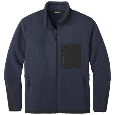 Buitenonderzoek | Heren Juneau Fleecejack Marineblauw