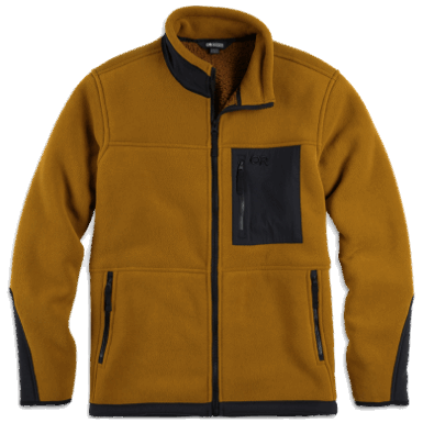 Buitenonderzoek | Heren Juneau Fleecejack Tapenade