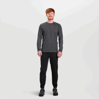 Buitenonderzoek | Heren Alpine Onset Merino Crew Charcoal Heide