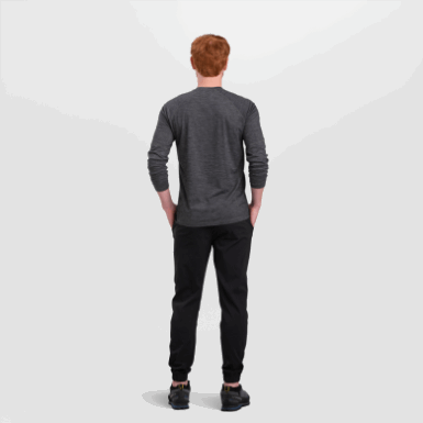 Buitenonderzoek | Heren Alpine Onset Merino Crew Charcoal Heide