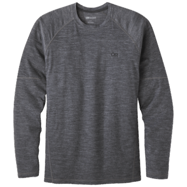 Buitenonderzoek | Heren Alpine Onset Merino Crew Charcoal Heide