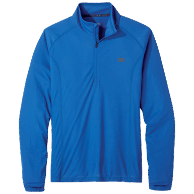Buitenonderzoek | Heren Echo Kwart Ritssluiting Klassiek Blauw