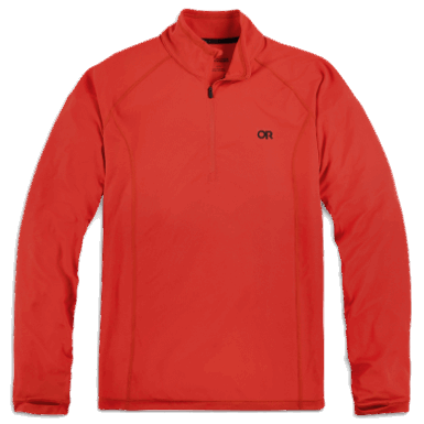 Buitenonderzoek | Heren Echo Kwart Rits Cranberry