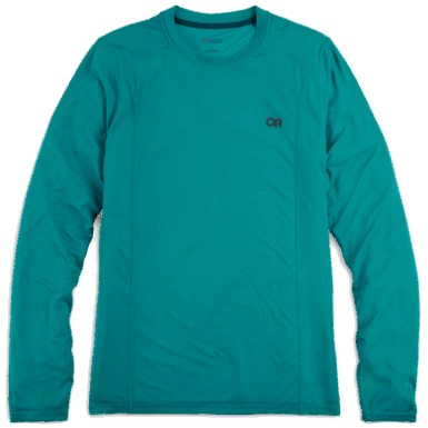 Buitenonderzoek | Echo Heren T-shirt Met Lange Mouwen Deep Lake