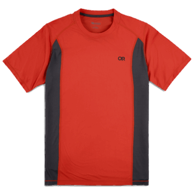 Buitenonderzoek | Heren Echo T-shirt Cranberry/storm