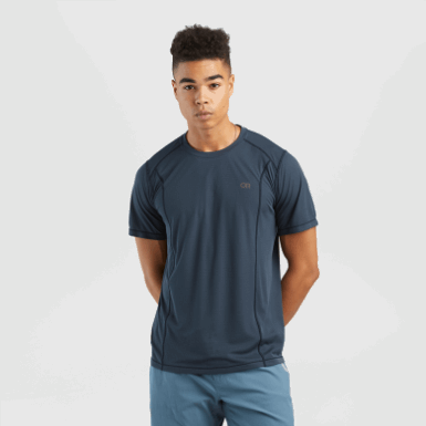 Buitenonderzoek | Heren Echo T-shirt Marineblauw