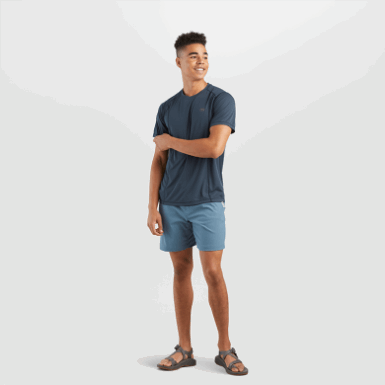 Buitenonderzoek | Heren Echo T-shirt Marineblauw