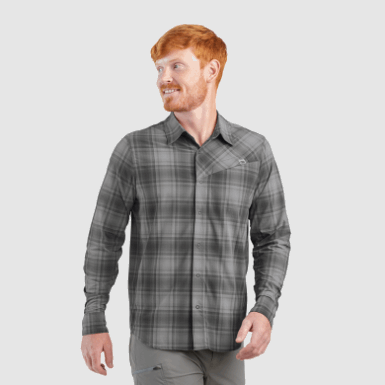 Buitenonderzoek | Heren Astroman L/s Zonnehemd Storm Plaid