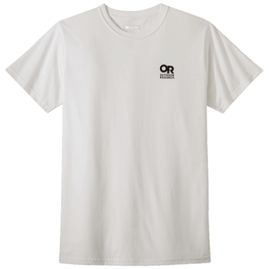 Buitenonderzoek | Lockup Borst Logo T-shirt Wit/zwart