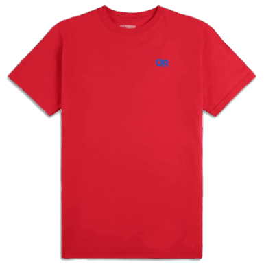 Buitenonderzoek | T-shirt Met Logo Op De Rug, Cranberry