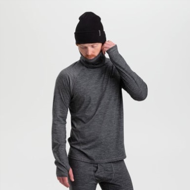 Buitenonderzoek | Heren Alpine Onset Merino Ubertube Top Charcoal Heide