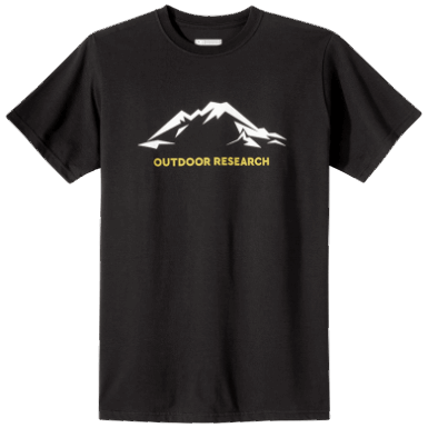Buitenonderzoek | Heren Mt Baker T-shirt Zwart