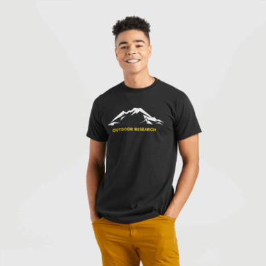 Buitenonderzoek | Heren Mt Baker Fashion T-shirt Zwart