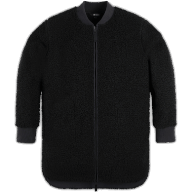 Buitenonderzoek | Dames Juneau Sherpa Fleece Jas Zwart