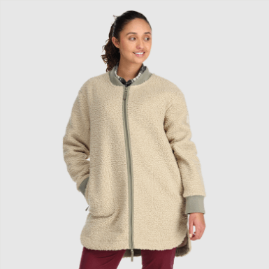 Buitenonderzoek | Dames Juneau Sherpa Fleece Jas Mist