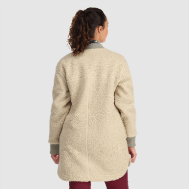 Buitenonderzoek | Dames Juneau Sherpa Fleece Jas Mist