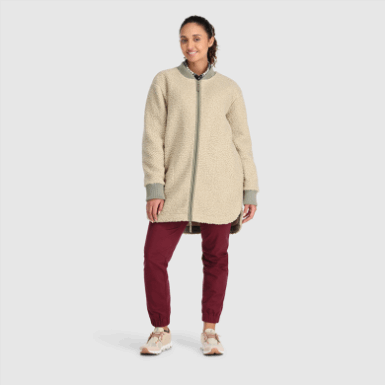 Buitenonderzoek | Dames Juneau Sherpa Fleece Jas Mist