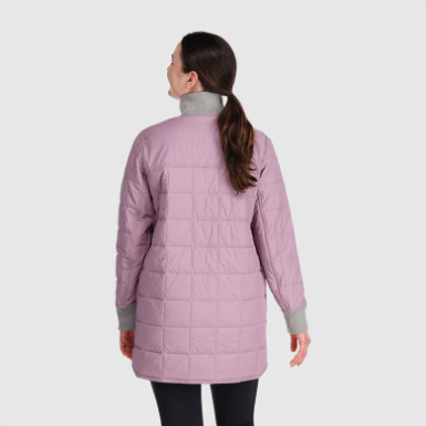 Buitenonderzoek | Dames Schaduw Omkeerbare Parka As/mot