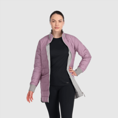 Buitenonderzoek | Dames Schaduw Omkeerbare Parka As/mot