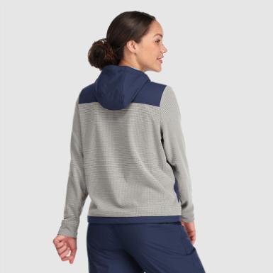 Buitenonderzoek | Dames Trailmix Pullover-hoodie As/marineblauw